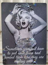 Load image into Gallery viewer, Little Heart Designs - Marilyn Monroe Magnet Put On A Tiara
