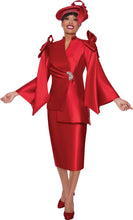 Load image into Gallery viewer, Divine Apparel Designs - G9992 Skirt Suit by GMI: Blue / 12

