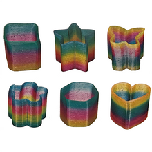 Load image into Gallery viewer, Texas Toy Distribution - Glitter Rainbow Spring Classic Slinky Toy, Display of 12
