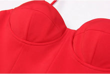 Load image into Gallery viewer, Productseeker - SET062 Elegant Women’s Suit Set: Blazer, Bra Top, &amp; Pants: Rose Red / English / M
