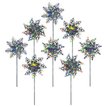 Load image into Gallery viewer, In the Breeze, LLC. - 8" Snowflake Pinwheels - 8 PC Assortment
