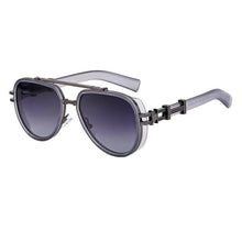 Load image into Gallery viewer, UZ Wholesale Store - Men's Polarized Vintage Punk Sunglasses: Bright Black
