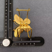 Load image into Gallery viewer, Mio Queena - Big Butterfly 18K Gold Plated S.Steel Adjustable Cuff - FGS
