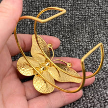 Load image into Gallery viewer, Mio Queena - Big Butterfly 18K Gold Plated S.Steel Adjustable Cuff - FGS
