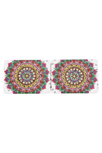 Load image into Gallery viewer, Cap Zone - Glittery Mosaic Mandala Compact Mirror - 12 Pcs: ASSORTED / ONE SIZE
