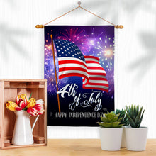 Load image into Gallery viewer, Two Group Flag Co - Flag 4Th July Fourth Usa Garden House 2-Sided Home Décor: Double Sided-Thick Fabric / House Flag 28" x 40" Only
