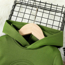 Load image into Gallery viewer, PatPat - 2-Piece Baby Boy Graphic Hoodie and Sweatpants Outfit: Army green / 3-6 Months
