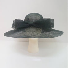 Load image into Gallery viewer, KaKyCo - 122008 Large Simple Ribbon Sytle Sinamay Bow Hat: FUCHSIA
