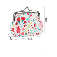 Load image into Gallery viewer, Magnifique Hearts - Floral Coin Purse, Cute Small Storage Purse Coins trinkets : Color 4
