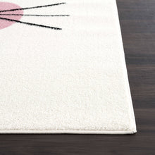 Load image into Gallery viewer, Abani Rugs - Abani Play KID120A Contemporary Pink and Yellow Kitten Rug: 4' x 6'
