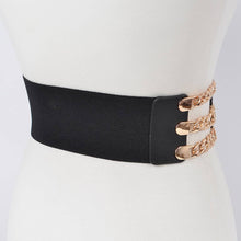 Load image into Gallery viewer, 3AM BY H&amp;D ACCESSORIES - Complicated Elastic Belt: White Silver
