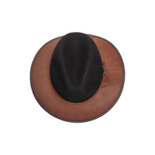 Load image into Gallery viewer, American Hat Makers - Wool Felt Leather Outdoor Fedora Style - Summit: Saddle / LG
