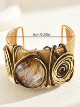 Load image into Gallery viewer, VividLux - Geometric Ringent Bracelet Accessories: GOLD / One_size
