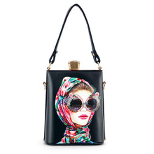 Load image into Gallery viewer, Handbag Express - Retro Print Petite Hand Tote: Multi2
