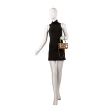 Load image into Gallery viewer, Handbag Express - Patent Beaded Petite Evening Bag: Silver

