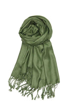 Load image into Gallery viewer, Jasper Trading LLC - C14 - One Piece Olive Color Fashion Pashmina Shawl Scarf
