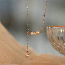 Load image into Gallery viewer, Perimade &amp; Co. LLC - Simple Elegant Pearl Pendant Necklace in 925 Sterling Silver: Silver
