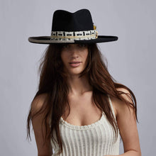 Load image into Gallery viewer, American Hat Makers - Wool Felt Teardrop Curled Brim Hat- Style Lounge: Black / LG
