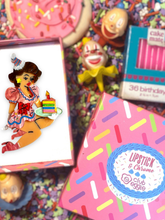Load image into Gallery viewer, Lipstick &amp; Chrome - Birthday Belle Brooch Lipstick &amp; Chrome x Club Eggie - TAWNY
