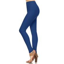Load image into Gallery viewer, JHP Collection - WOMENS CASUAL BRUSHED FABRIC FULL LEGGINGS: BLACK / ONE(6)
