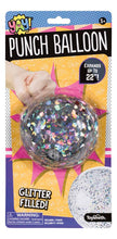 Load image into Gallery viewer, Toysmith - Yay! Glitter Punch Balloon, Assorted Colors
