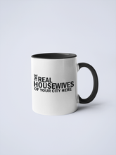 Load image into Gallery viewer, Calm Down Caren - Real Housewives of YOUR CUSTOM CITY Coffee Mug: Yellow / 11 oz.
