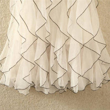 Load image into Gallery viewer, UZ Wholesale Store - Fashionable Medium-Length Wavy Mesh Tulle Skirt: Apricot / One_size
