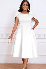 Load image into Gallery viewer, Aria Romance - Swing Dress Cape Dress: Black / S
