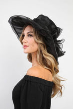 Load image into Gallery viewer, anbfashion - ORGANZA FLOPPY CHURCH HAT HTO767: Rd
