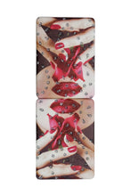 Load image into Gallery viewer, Cap Zone - Red Lips Glitter Makeup Mirror - 12 pcs
