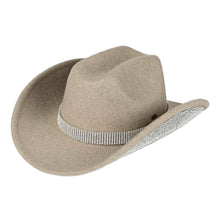 Load image into Gallery viewer, MiMi Wholesale - VCC0073 Betty Cowboy Hat With Rhinestones: Black
