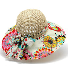 Load image into Gallery viewer, ACCITY - BOHEMIAN STYLE BEACH SUN HAT_CWAH1452: KHAKI2 / (OS) 1
