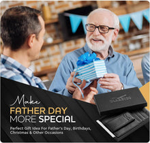 Load image into Gallery viewer, Claasico - Money Clip Leather Wallet For Men: Coffee
