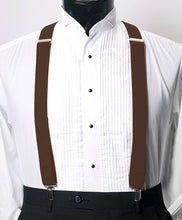 Load image into Gallery viewer, Selini New York - Men's Boxed Clip Suspenders - CSB4601: Taupe
