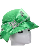 Load image into Gallery viewer, Giovanna - Bucket Hat w/ Oversized Bow and Rhinestones: LILAC / OS
