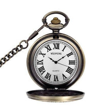 Load image into Gallery viewer, WoodWristCo - Dad Gift Father's Day Special Design Quartz Pocket Watch
