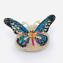 Load image into Gallery viewer, Mio Queena - Colorful Rhinestone Enamel Butterfly Brooch
