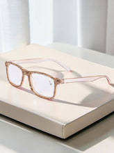Load image into Gallery viewer, Chic Couture Inc - Handmade Rhinestone Rectangle Reader Glasses G0497 - Gold: Gold / 1.5
