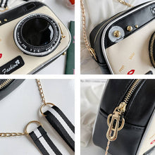 Load image into Gallery viewer, ACCITY - CAMERA-SHAPED SHOULDER BAG_CWAB1001: Black / (OS) 1
