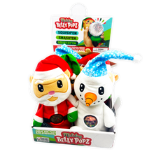 Load image into Gallery viewer, Novelty Brands - SO MUCH FUN! CHRISTMAS BELLY POPZ PLUSH TOY- 6 PER DISPLAY
