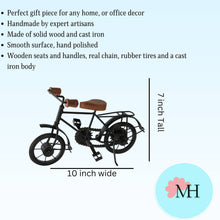 Load image into Gallery viewer, Magnifique Hearts - Wooden Iron Bicycle Centerpiece - Country Farmhouse Addition
