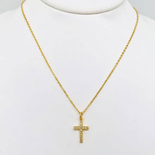 Load image into Gallery viewer, Mio Queena - Multi-Style Inlaid Cubic Zirconia Cross Pendant Necklace: 4#

