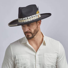 Load image into Gallery viewer, American Hat Makers - Wool Felt Teardrop Curled Brim Hat- Style Lounge: Black / LG
