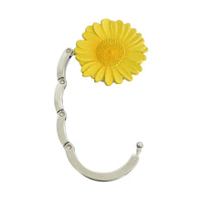 Load image into Gallery viewer, Wrapables.com - Wrapables Scenic Purse Hook Hanger, Foldable Handbag Table H: Pink Daisies
