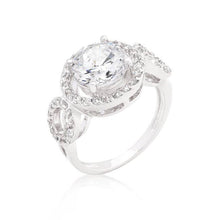 Load image into Gallery viewer, JGoodin - Round Cut Trio Cubic Zirconia Ring: 7
