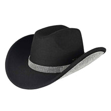 Load image into Gallery viewer, MiMi Wholesale - VCC0073 Betty Cowboy Hat With Rhinestones: Black
