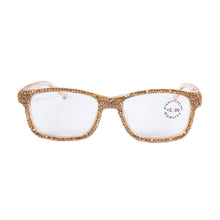 Load image into Gallery viewer, Ole - Handmade Rhinestone Rectangle Reader Glasses G0540-Gold: Gold / 350
