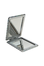 Load image into Gallery viewer, Cap Zone - Mermaid Scales Holographic Glittery Compact Mirror - 12 Pcs: ASSORTED / ONE SIZE
