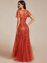 Load image into Gallery viewer, Ever-Pretty - Sequin Shiny Fishtail Tulle Dresses for Party: Silver / 6
