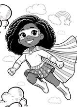 Load image into Gallery viewer, 3 Kool Kings - Positive Vibes: Color and Activity Book For Black Girls

